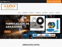 Tablet Screenshot of abrasivosaapsa.com.ar